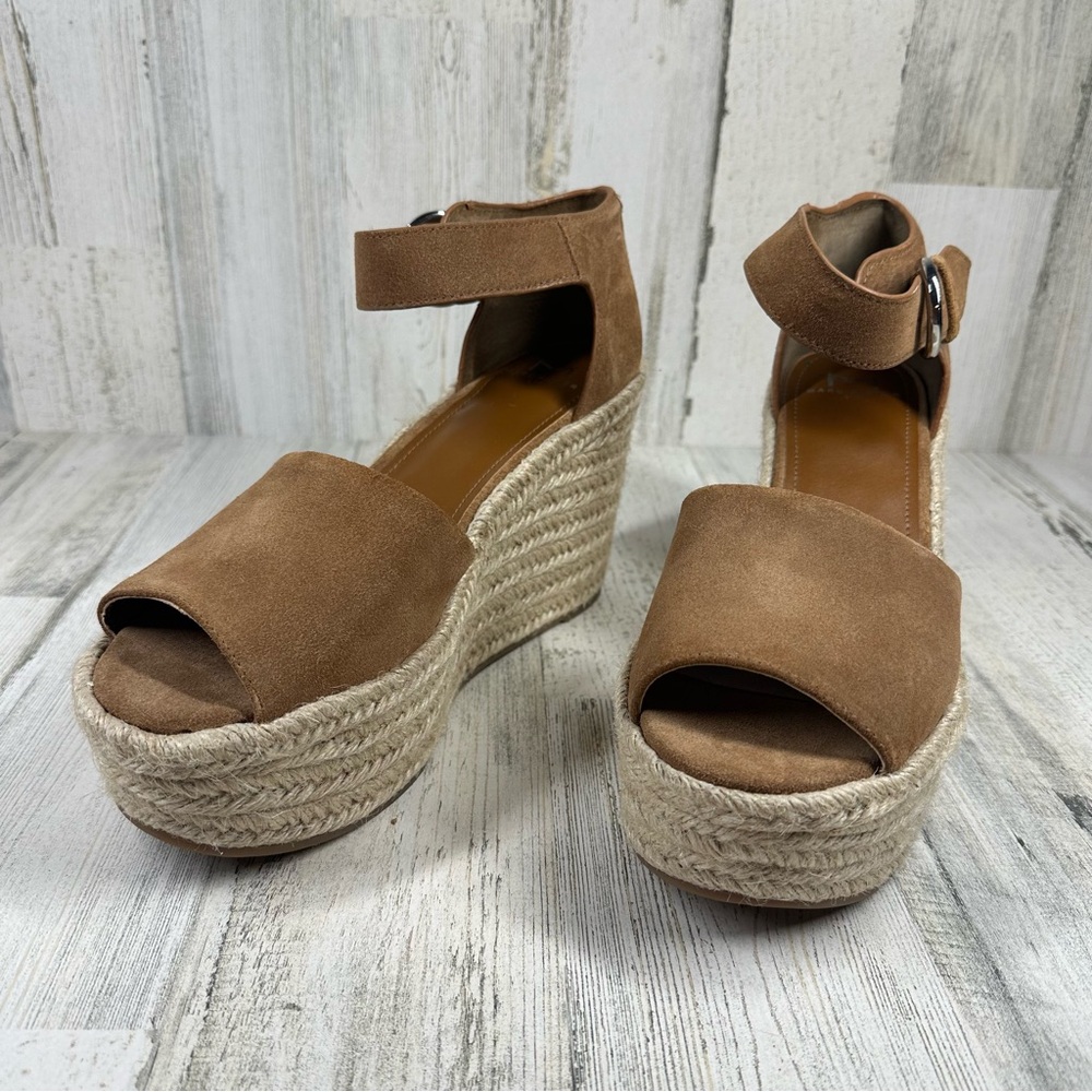 Marc Fisher Brown Platform Wedges - Picture 5 of 11